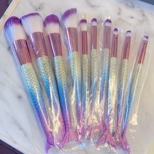 Mermaid Makeup Brush Set